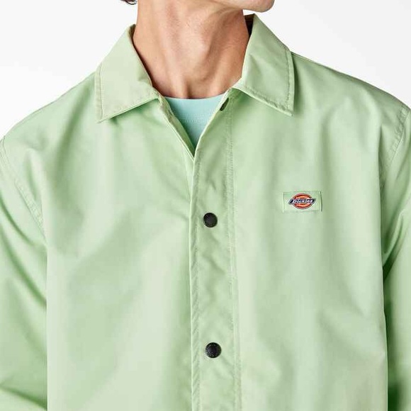 Mint Green Dickies Coach Jacket - Picture 3 of 6